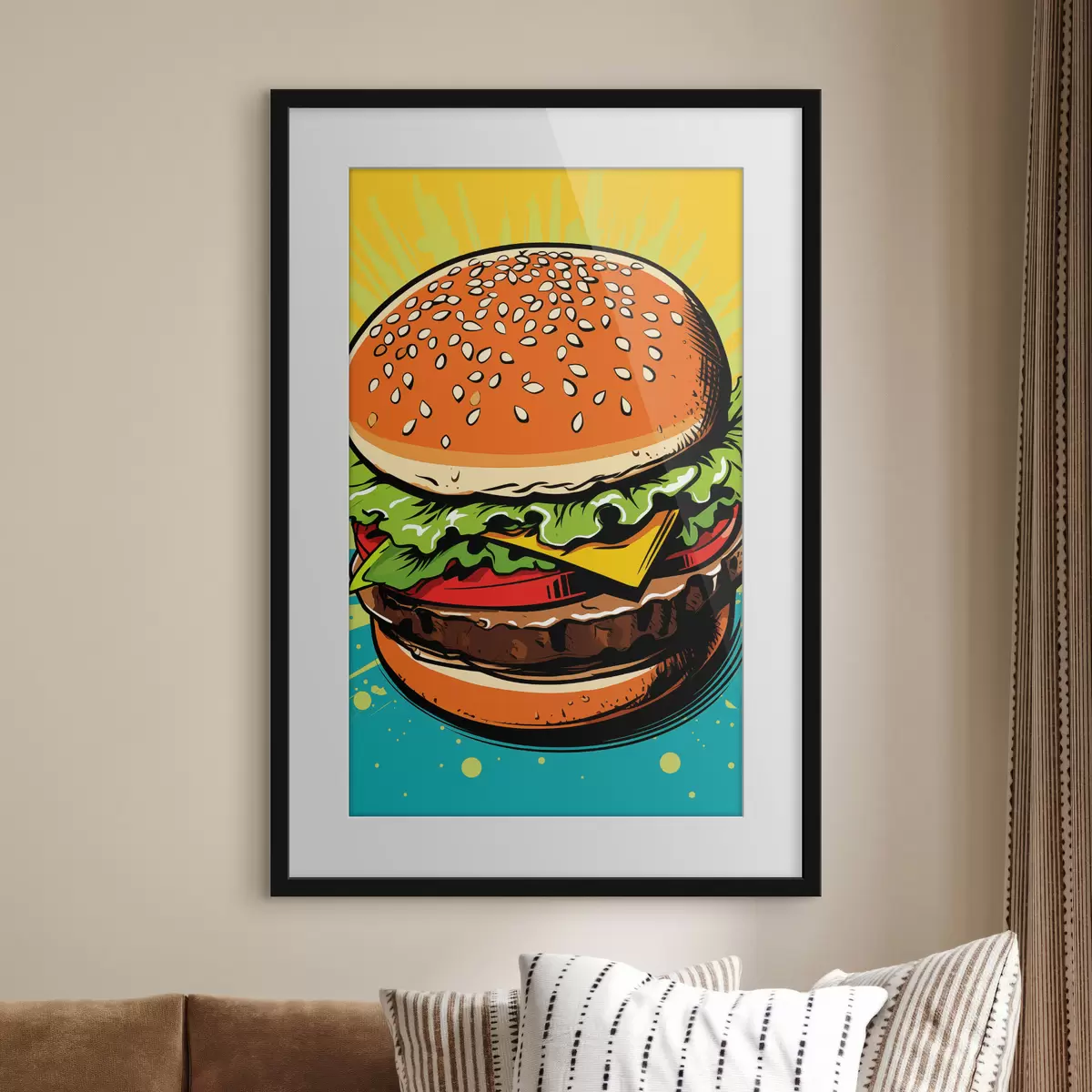 Poster Hamburger f45277
