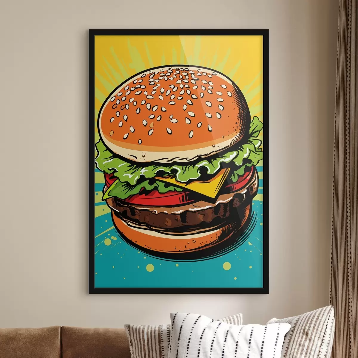 Poster Hamburger f45277