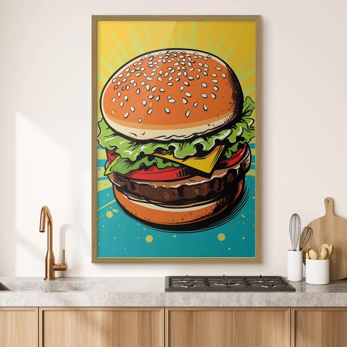 Poster Hamburger f45277