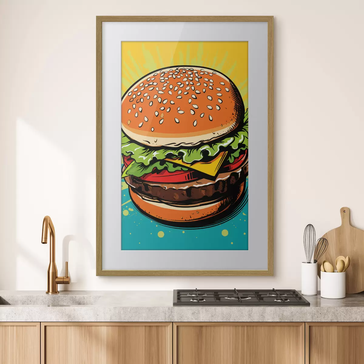 Poster Hamburger f45277