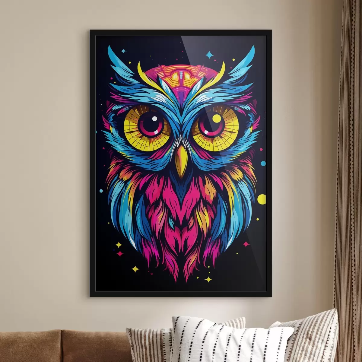 Poster Gufo luminoso f45281