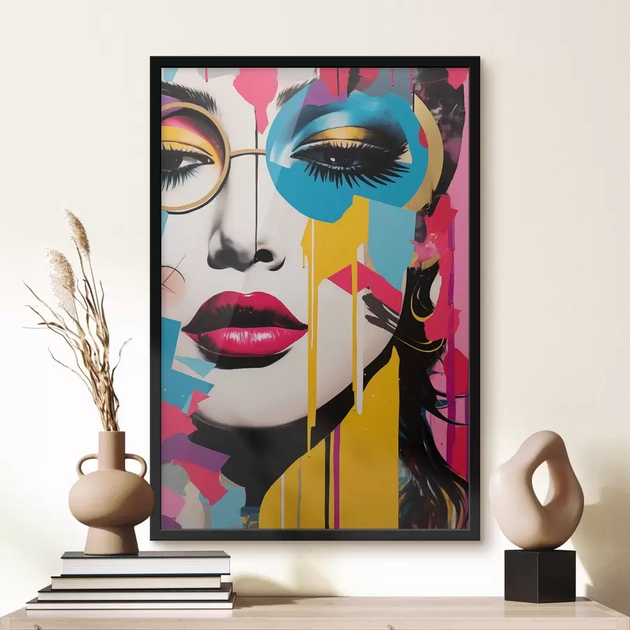 carta da parati Colori dietro gli occhiali nr. f45284