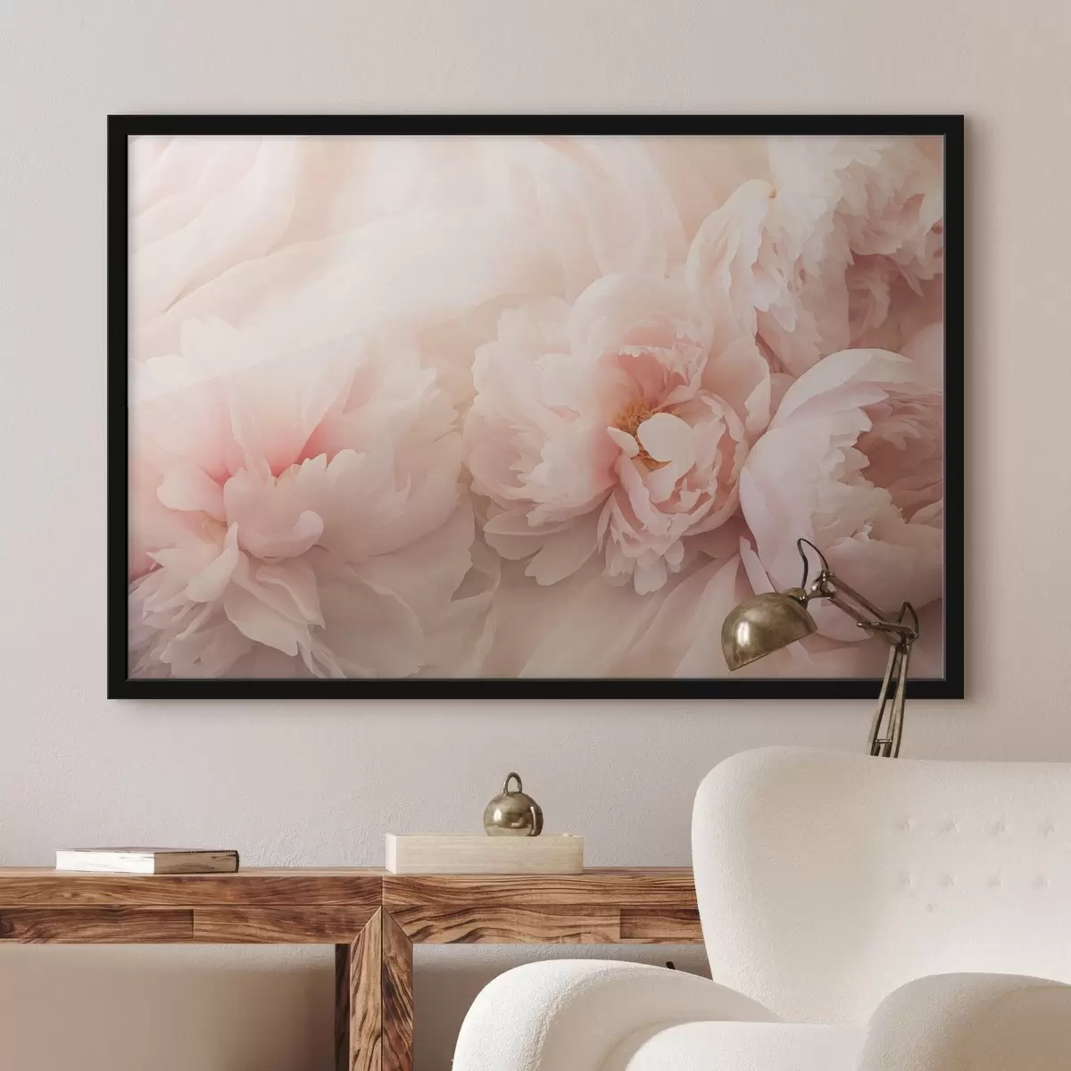 Poster Peonie nei colori rosa f45296