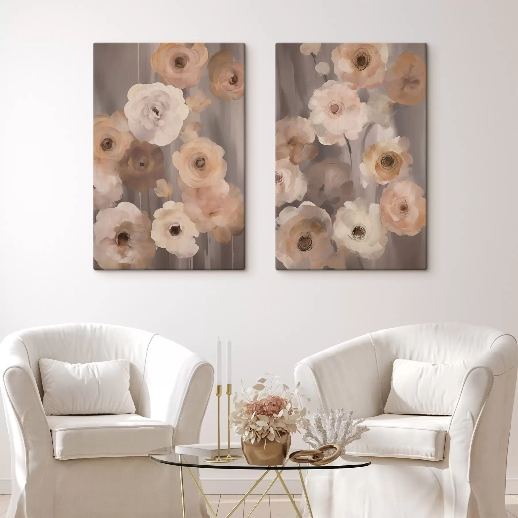 carta da parati Fiori astratti nr. m00542