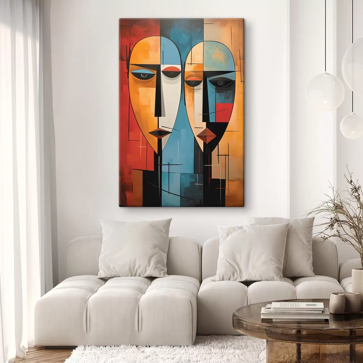 carta da parati Facce astratte nr. s45236