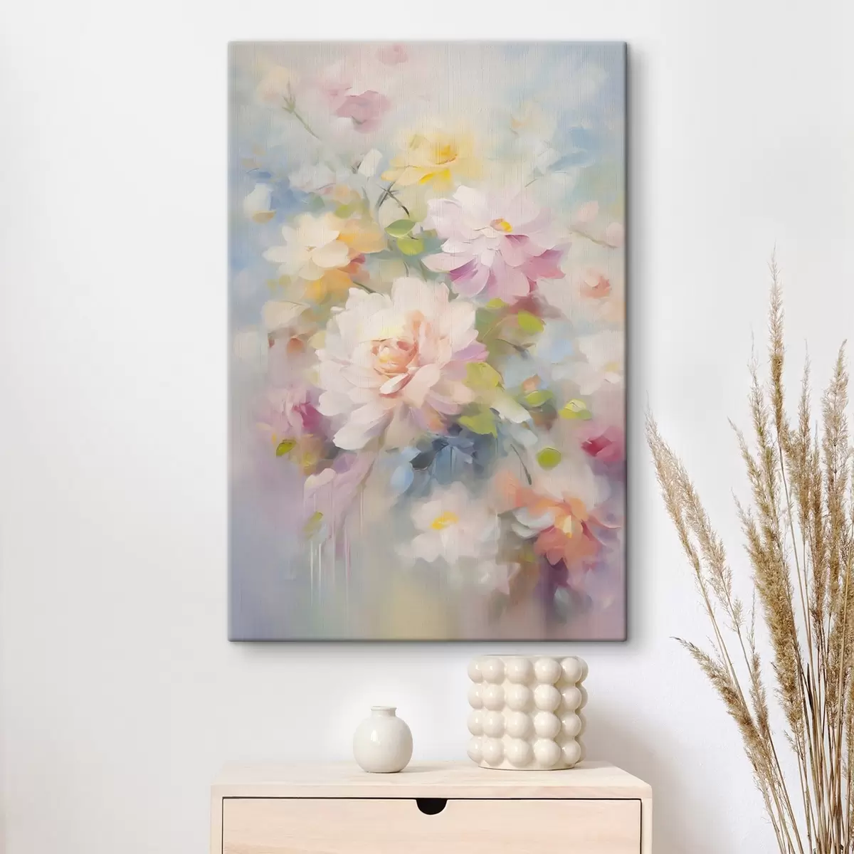 carta da parati Pittura a imitazione di fiori nr. s45301