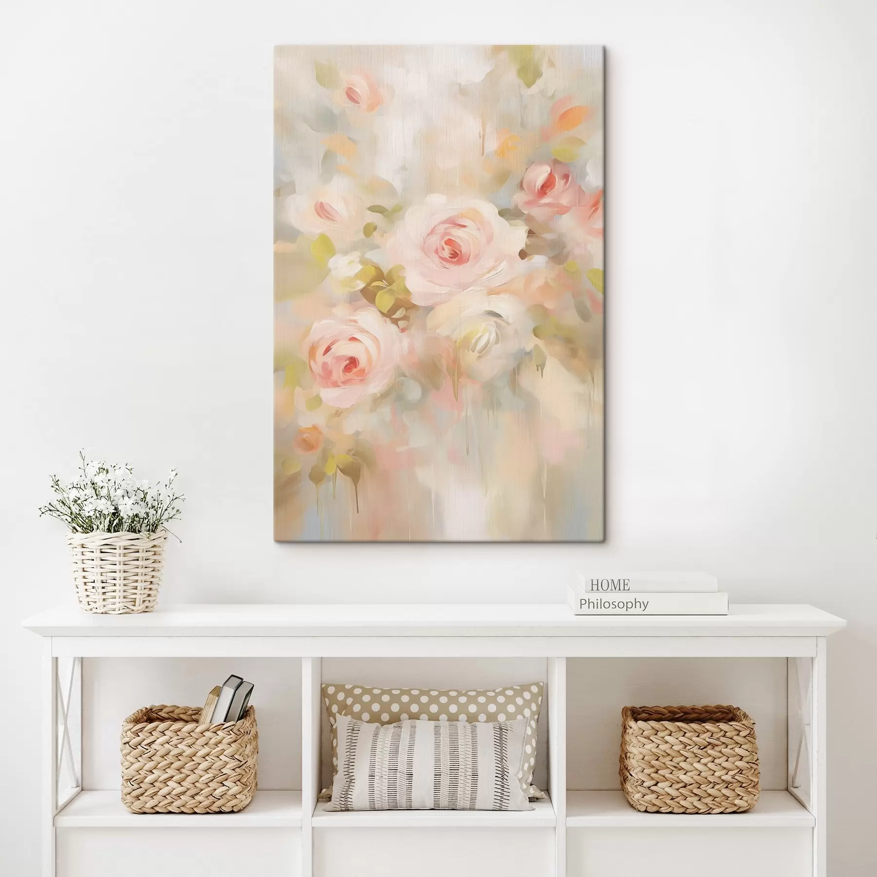 carta da parati Quadro imitazione rose nr. s45302