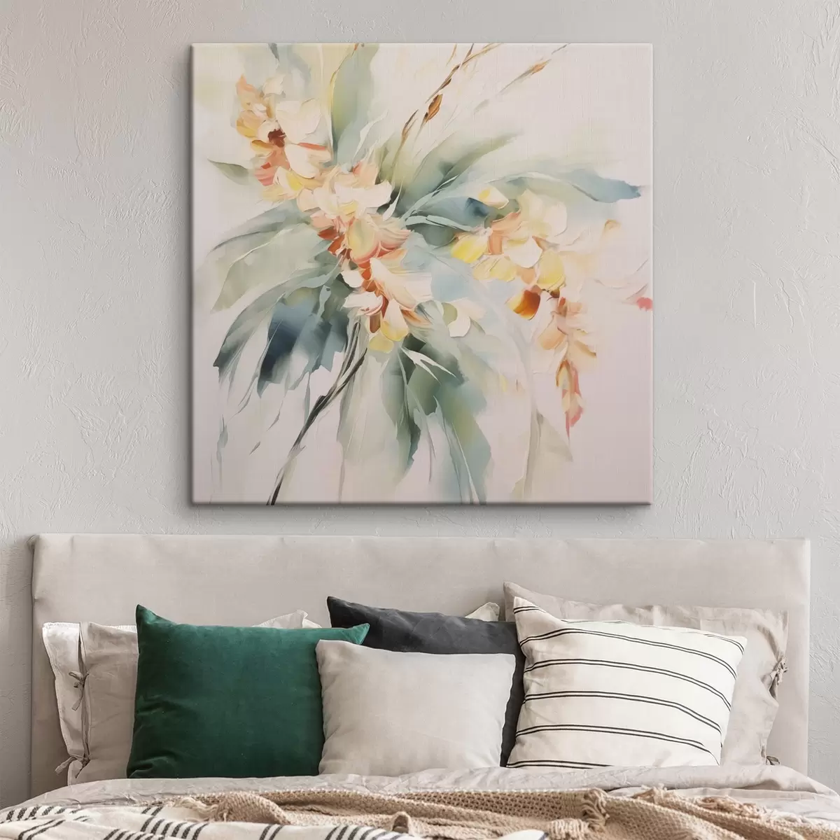 carta da parati Fiori astratti nel fogliame nr. s45305