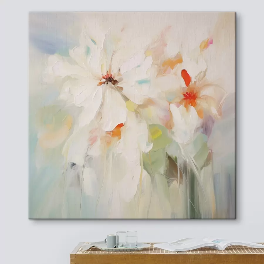 carta da parati Pittura a imitazione di fiori nr. s45306