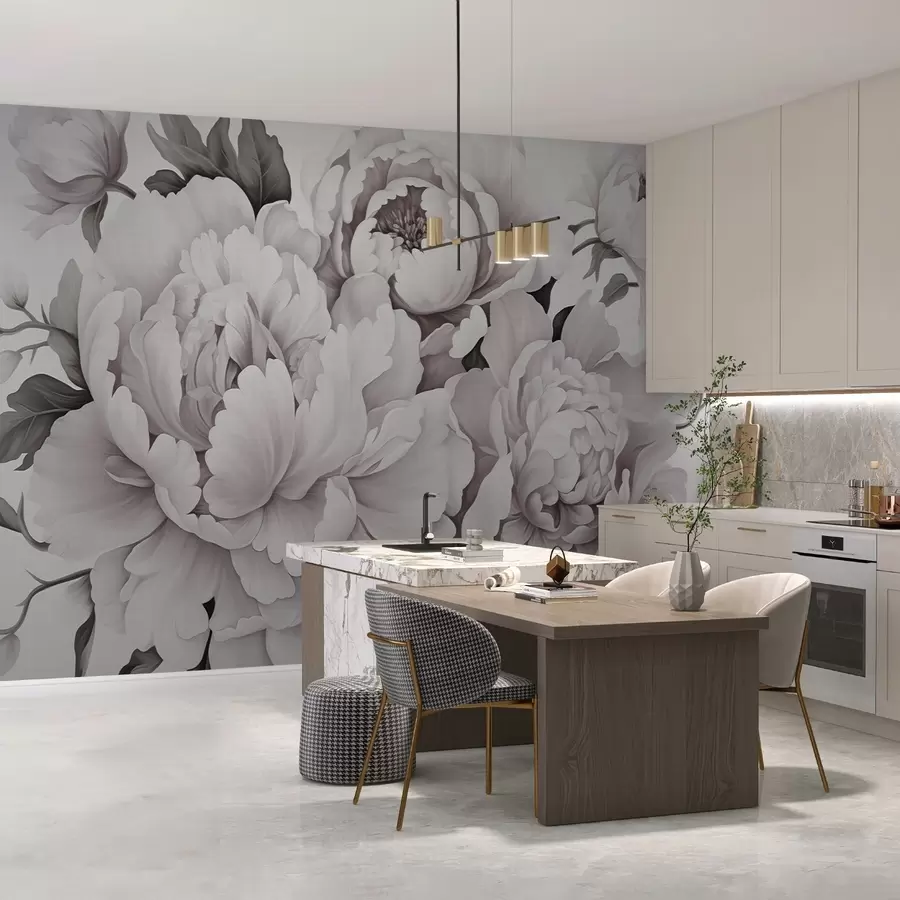 Carta da parati Floreale Delicate peonie n. w04365v2