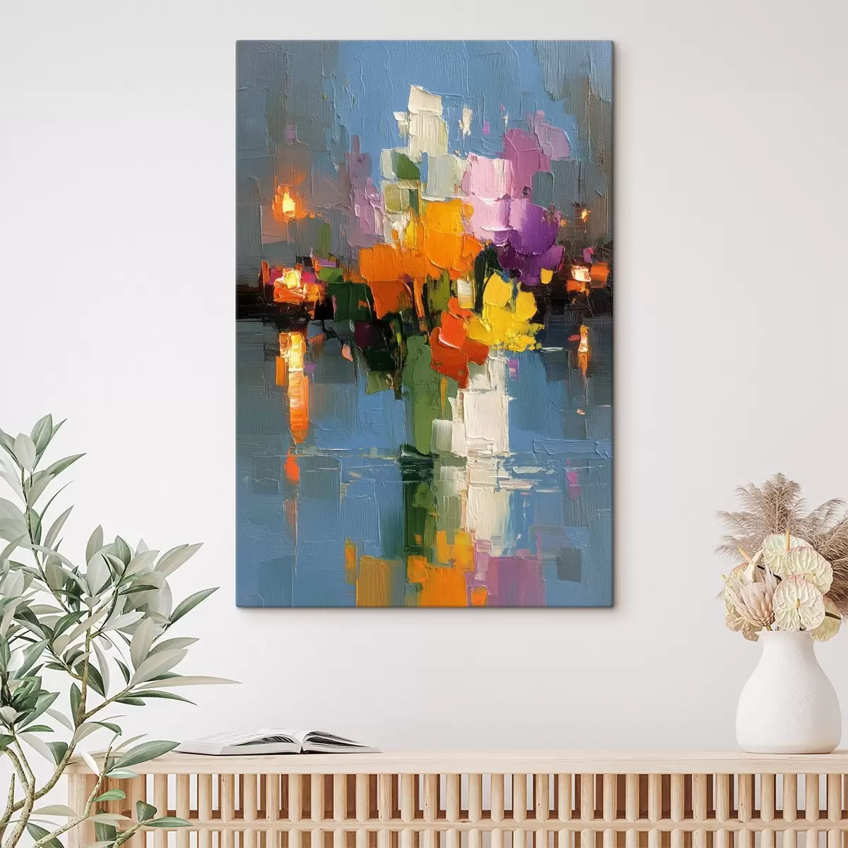 carta da parati Astrazione urbana: riflessione della luce nell'acqua nr. s45243