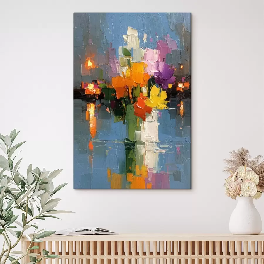 carta da parati Astrazione urbana: riflessione della luce nell'acqua nr. s45243