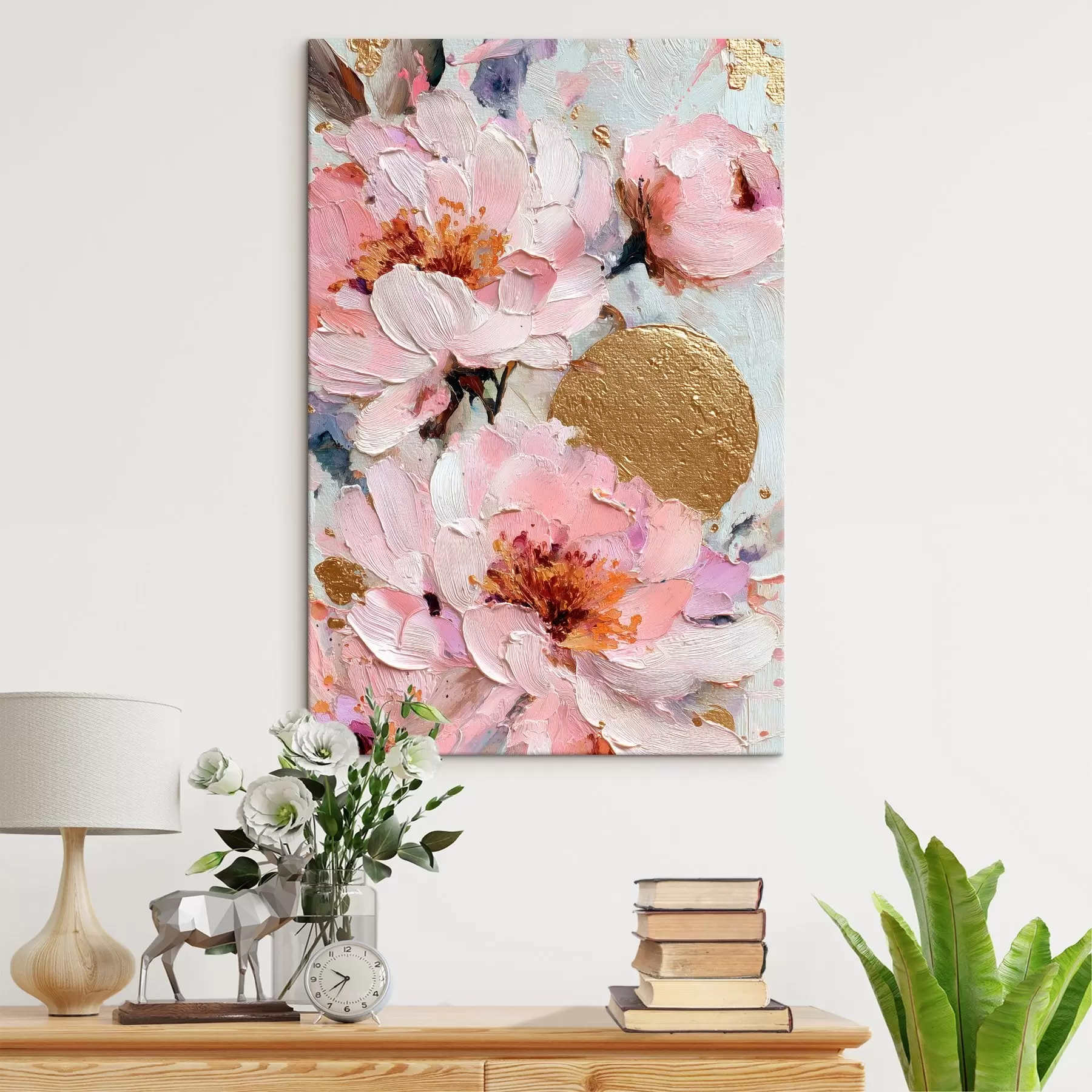 carta da parati Composizione floreale: fiori astratti nr. s45250