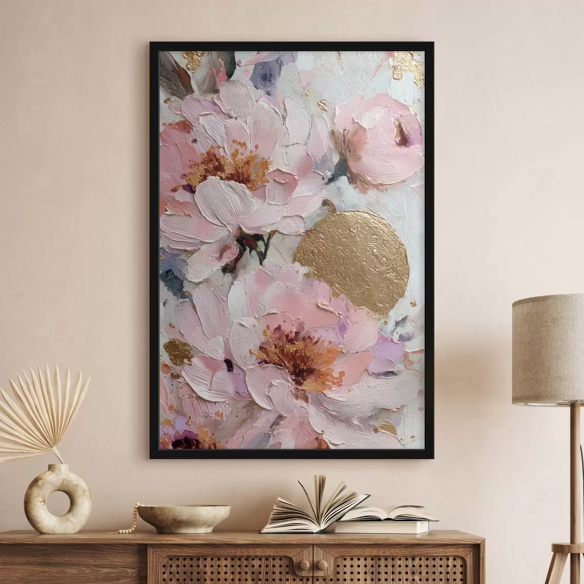 Poster Composizione floreale: fiori astratti f45250