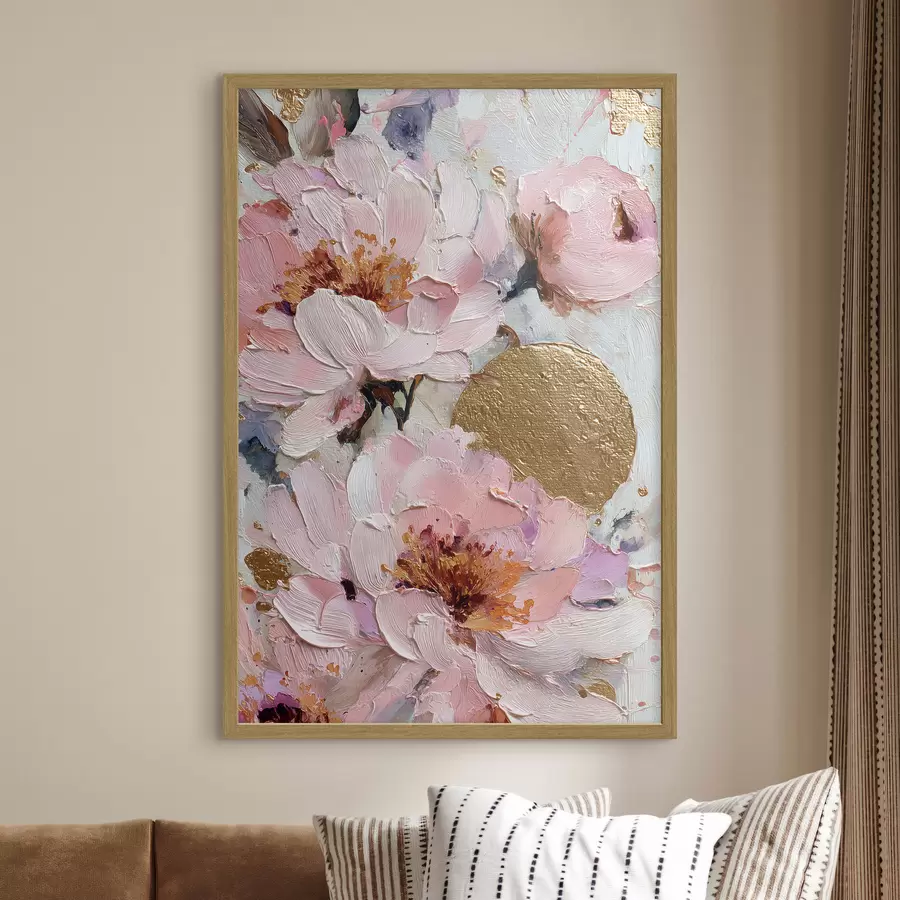 carta da parati Composizione floreale: fiori astratti nr. f45250