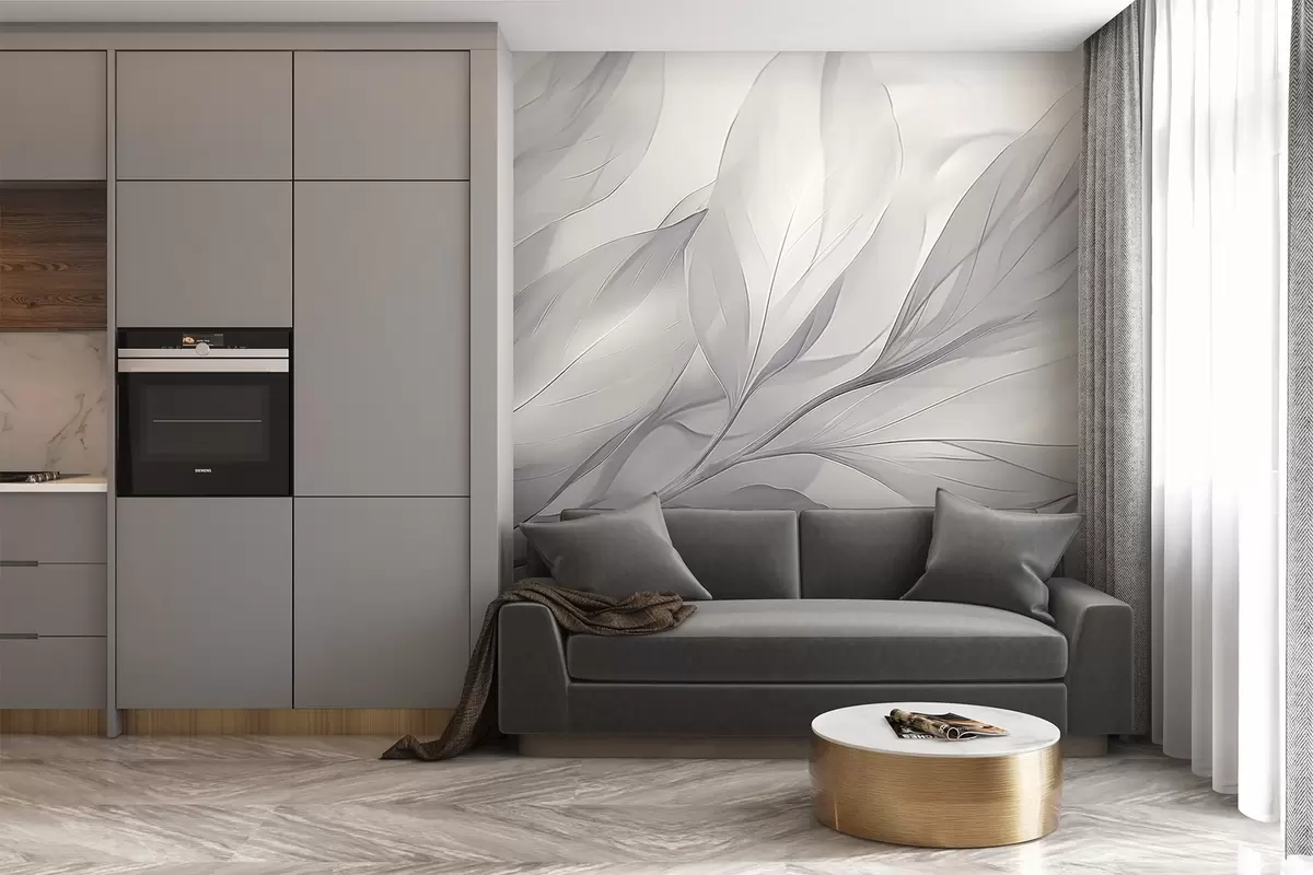 carta da parati Foglie trasparenti nr. w04376