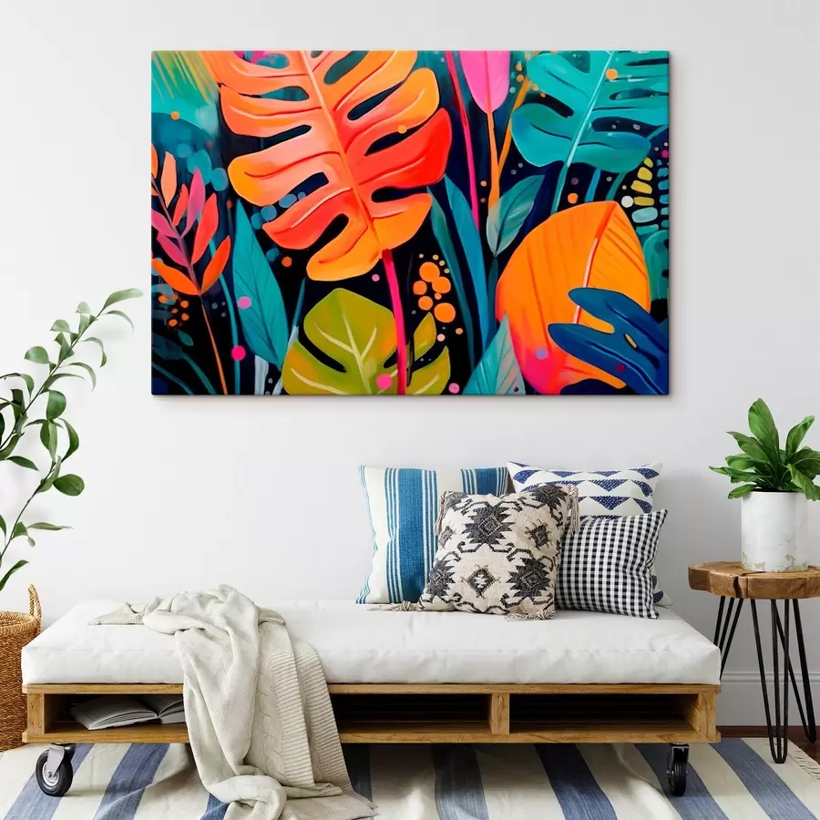 carta da parati Foglie tropicali nr. s45308