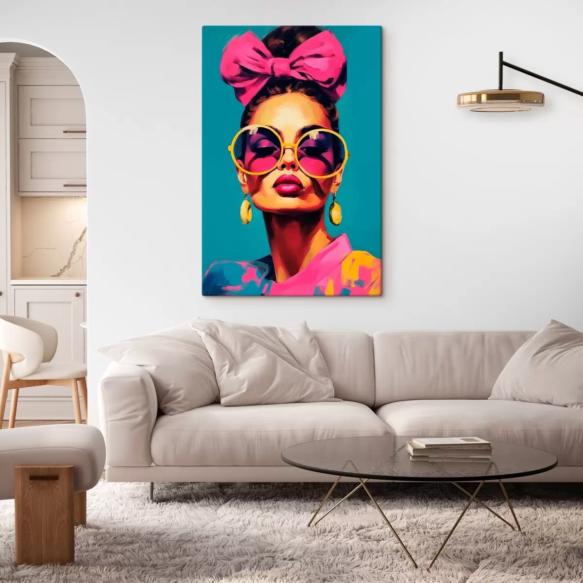 carta da parati Donna con occhiali da sole nr. s45309