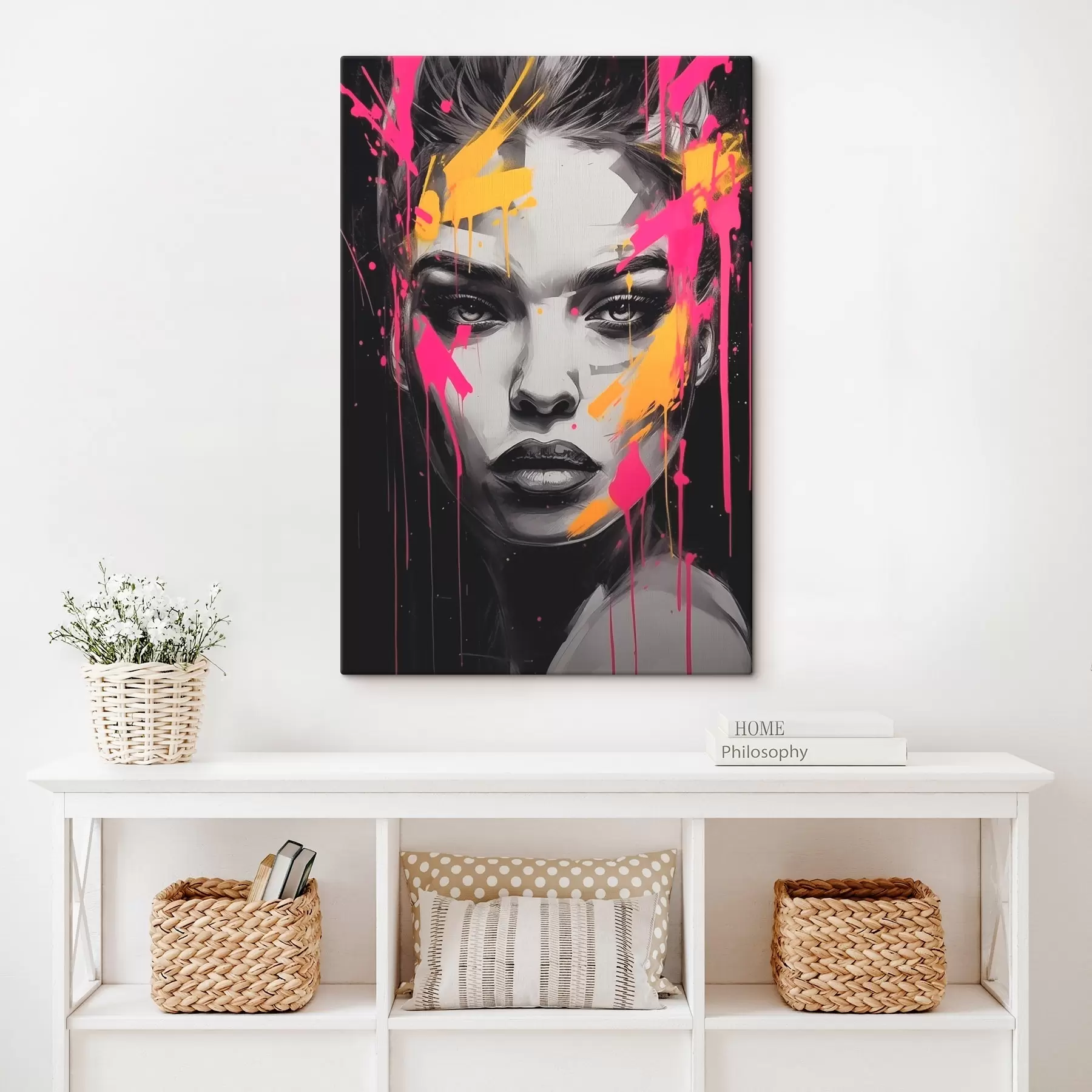 carta da parati Ritratto femminile in bianco e nero nr. s45319