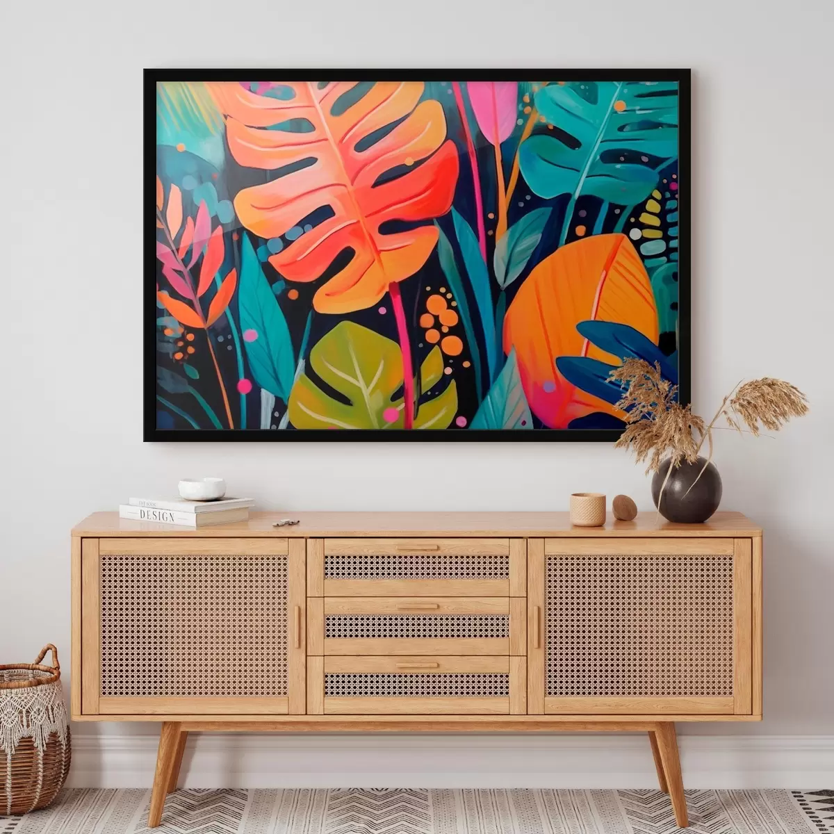 Poster Foglie tropicali f45308