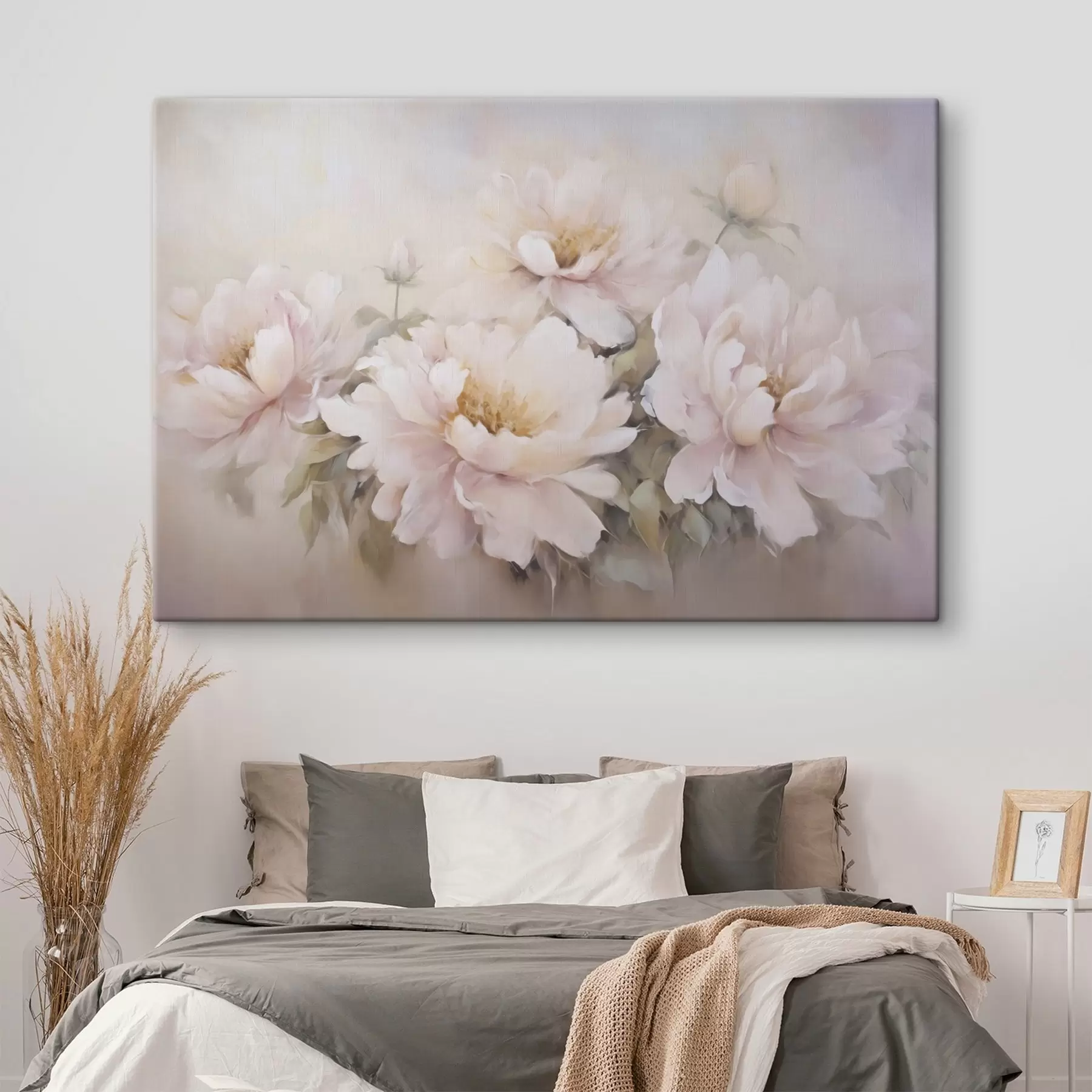 carta da parati Imitazione di peonie in pittura nr. s45345