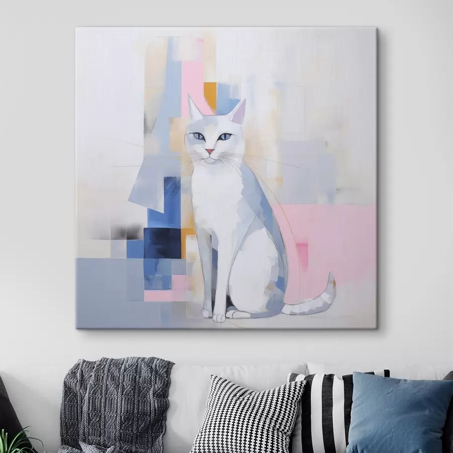 carta da parati Gatto astratto nr. s45359