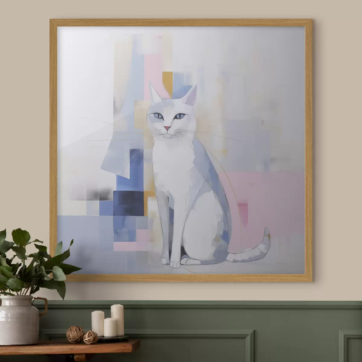Poster Gatto e leggerezza f45359