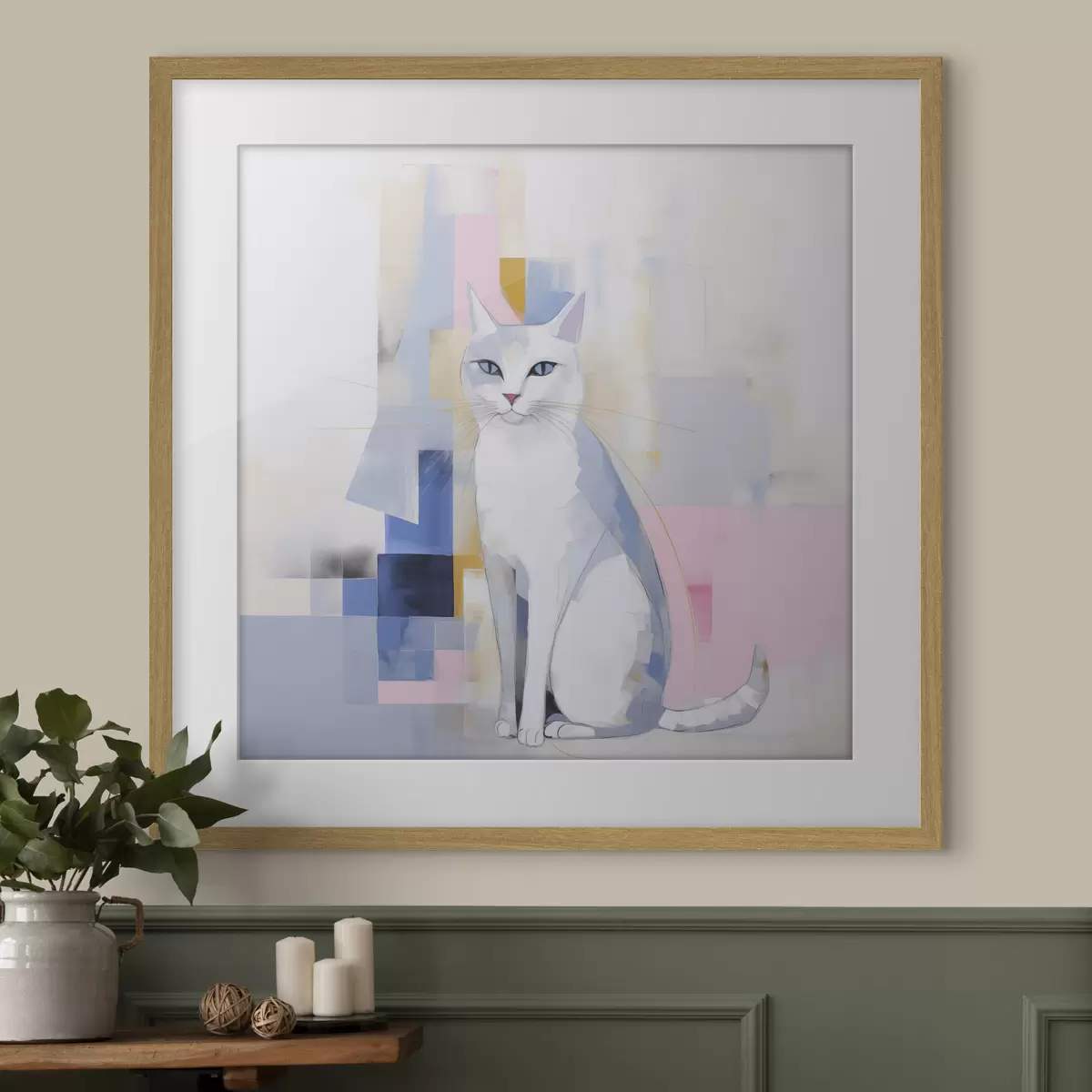 Poster Gatto e leggerezza f45359