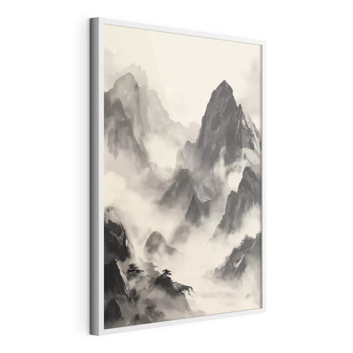 Poster Montagne in stile cinese f45384