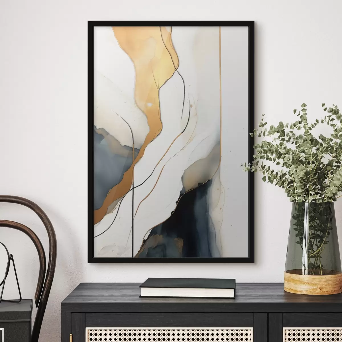 Poster Astrazione delle linee f45407