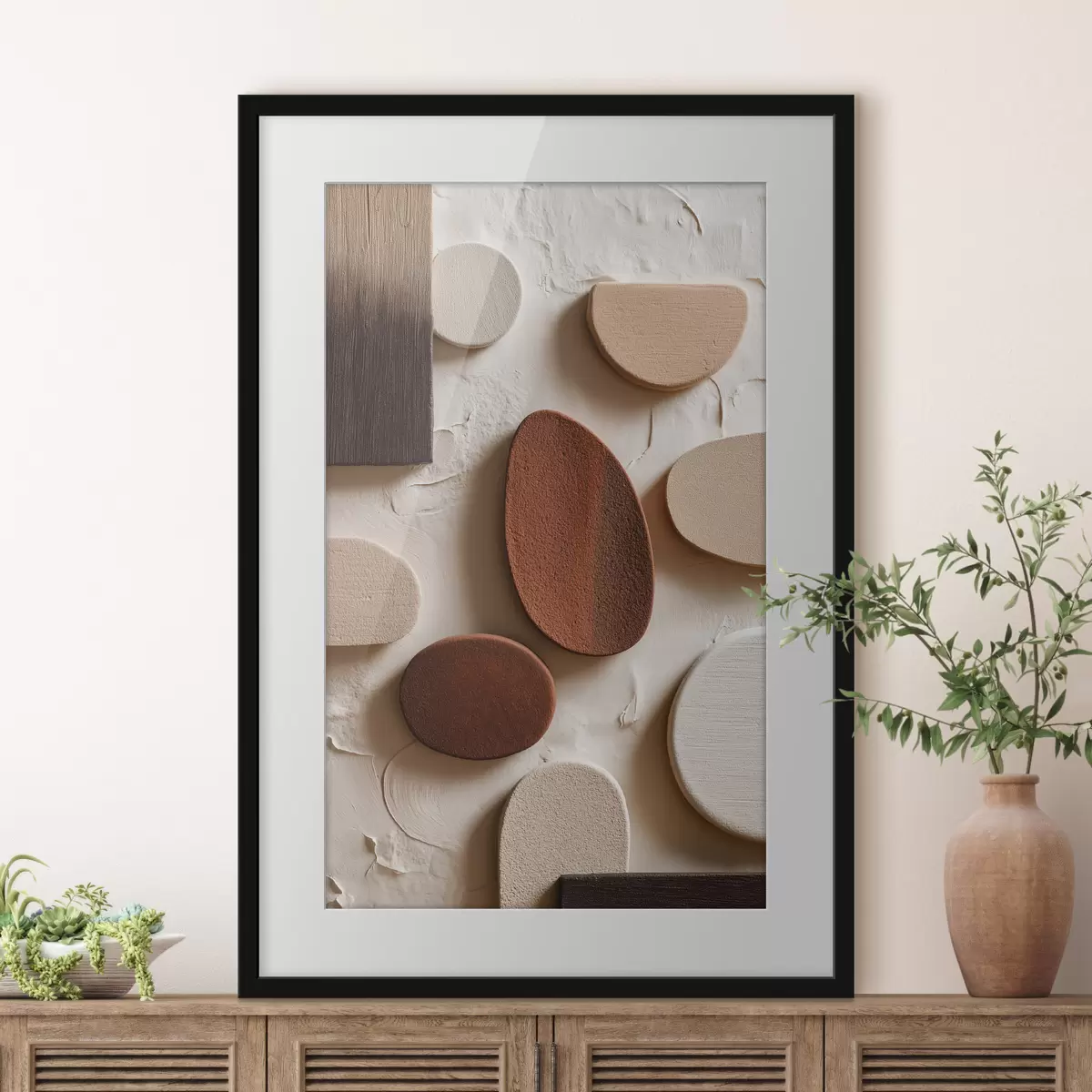 Poster Geometria e tenerezza f45409