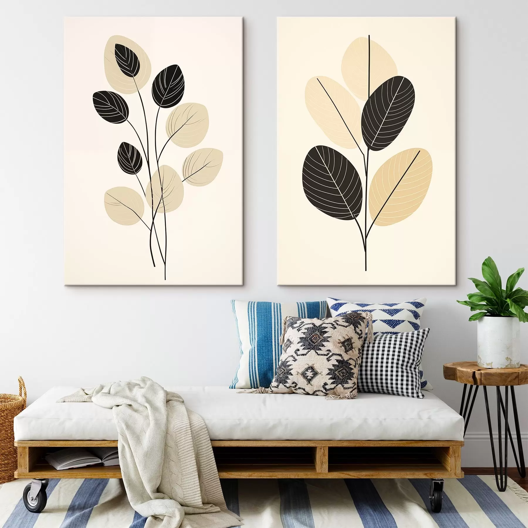 carta da parati Linee astratte ondulate con texture volumetrica e curve morbide nr. m00599