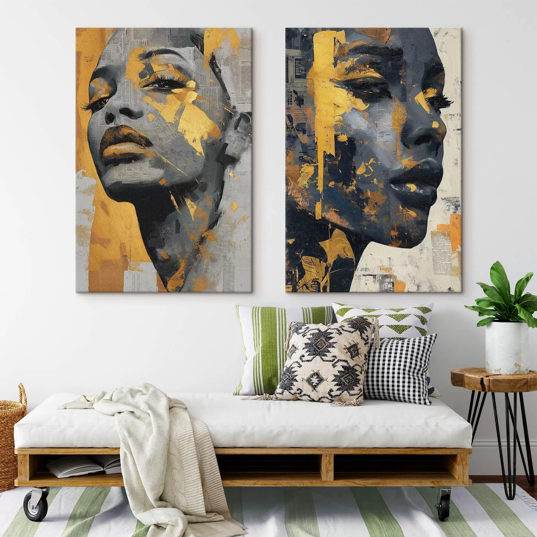 carta da parati Volto femminile astratto nr. m00603