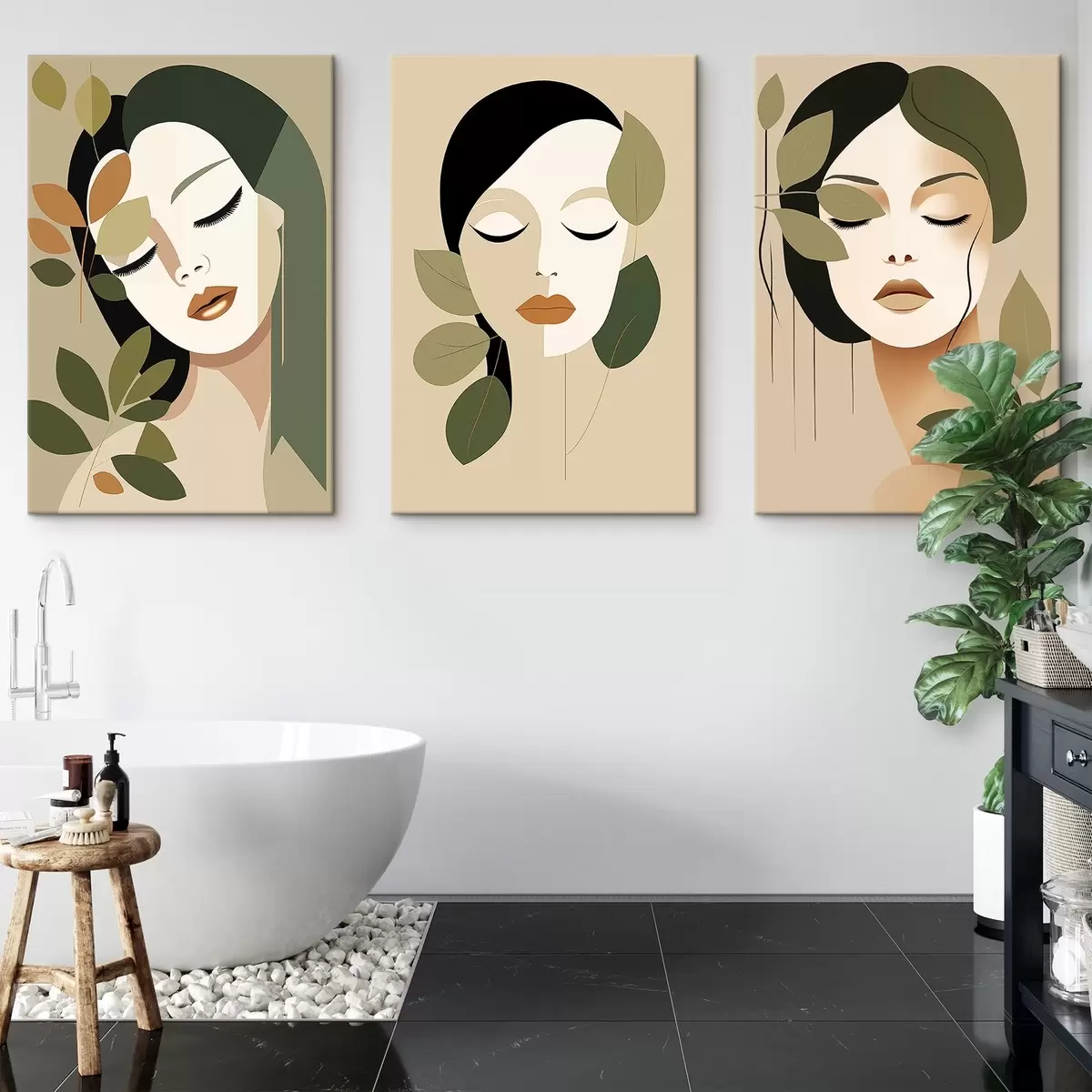 carta da parati Volti di ragazza nr. m00605