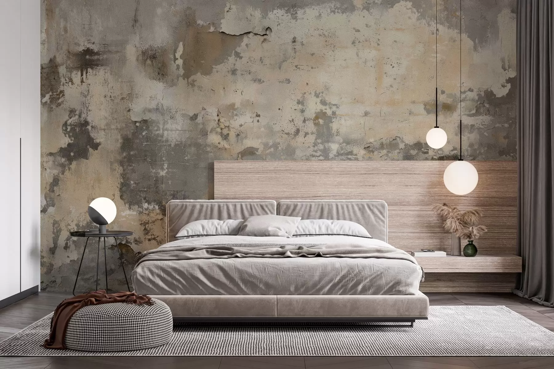 carta da parati imitazione di un vecchio muro strutturato nr. w04311