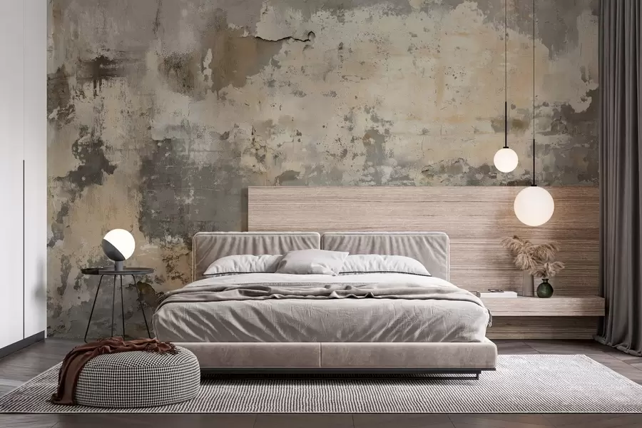 carta da parati imitazione di un vecchio muro strutturato nr. w04311