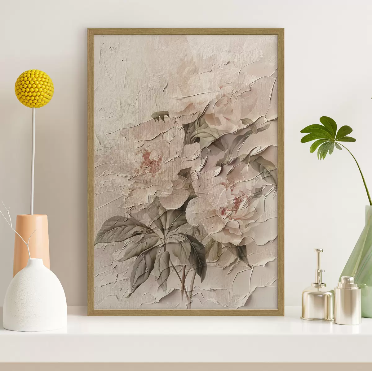 Poster Peonie e ritmo f45336