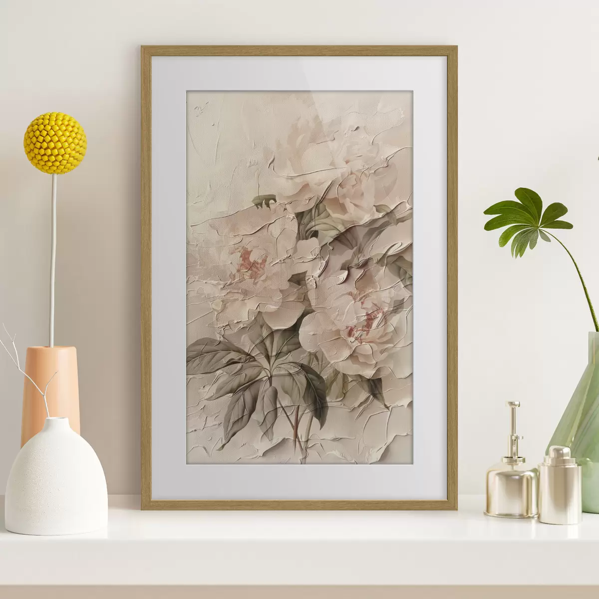 Poster Peonie e ritmo f45336