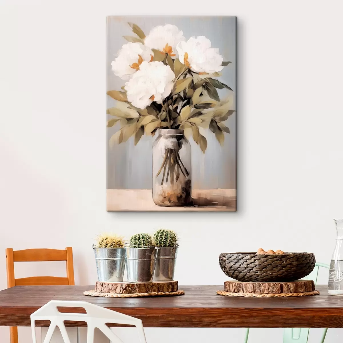 carta da parati Bouquet di peonie in vaso nr. s45422