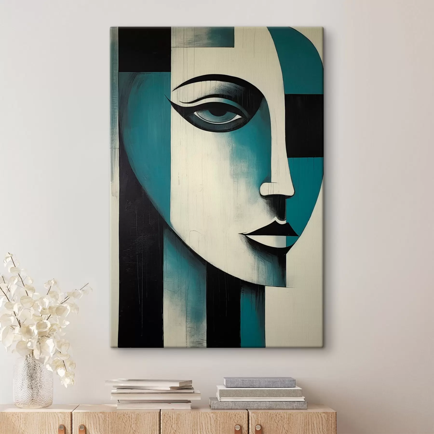 carta da parati Ritratto femminile astratto nr. s45436