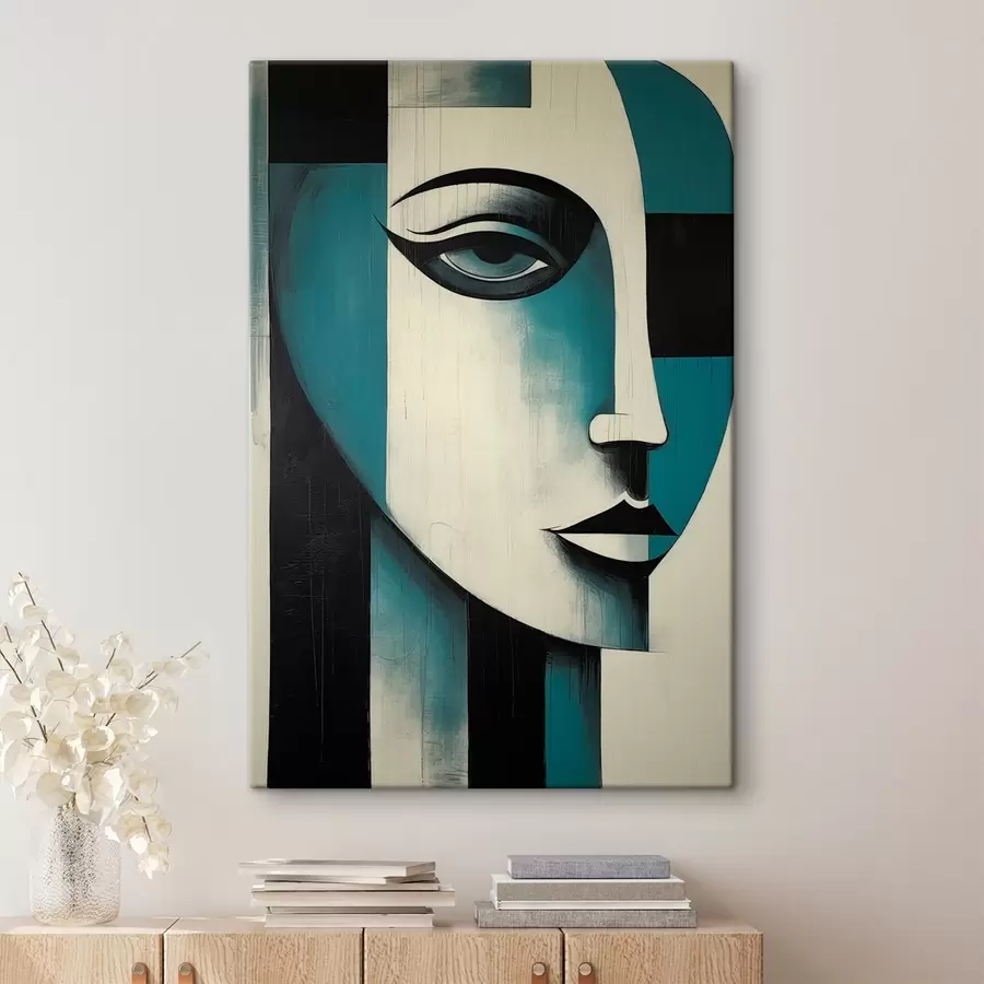 carta da parati Ritratto femminile astratto nr. s45436