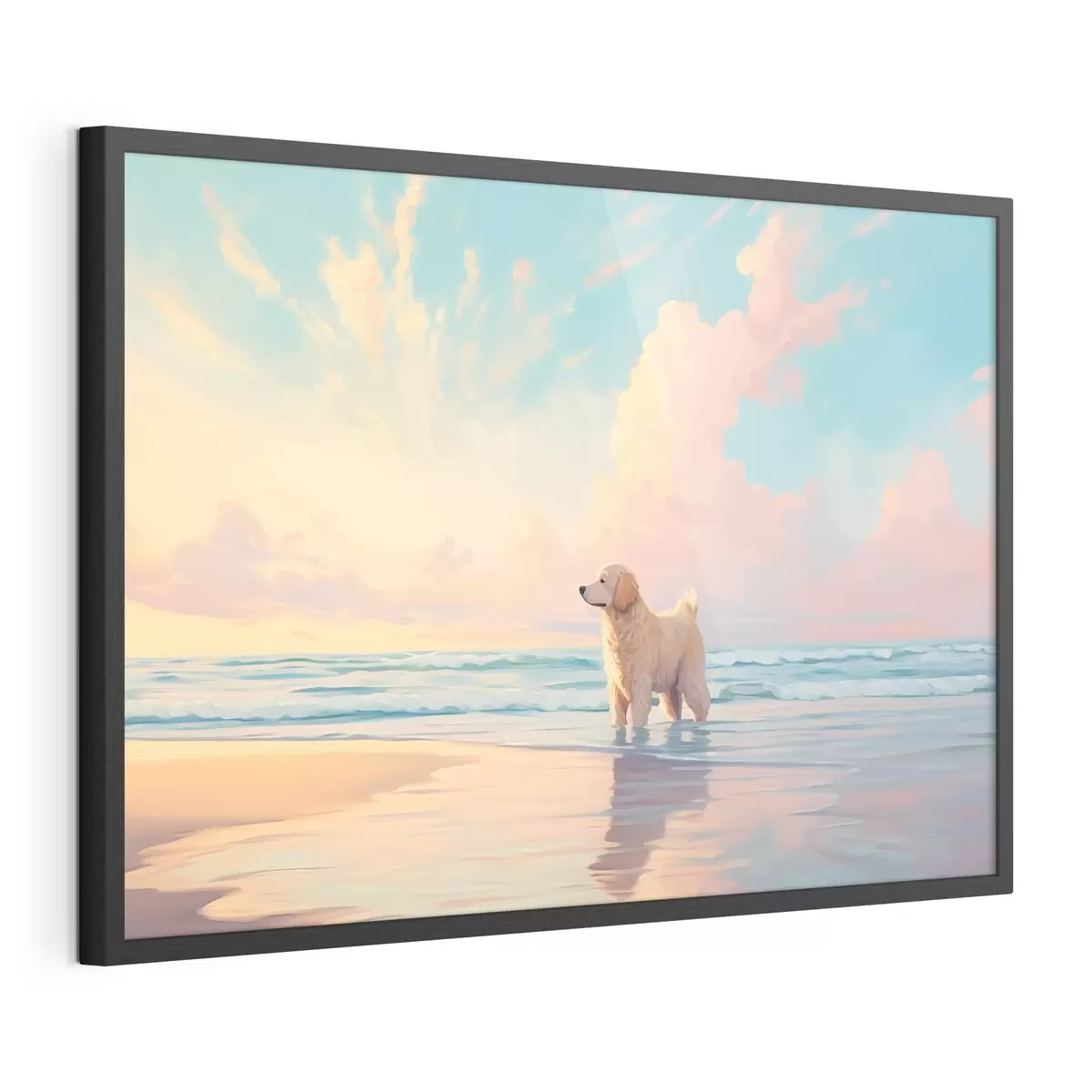 Poster Retriever in riva al mare f45425