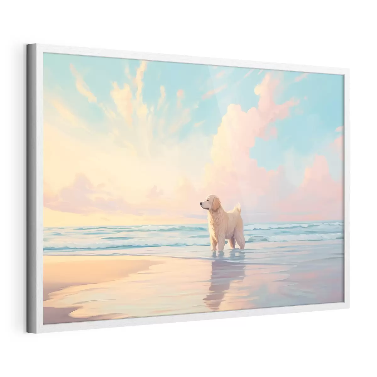 Poster Retriever in riva al mare f45425