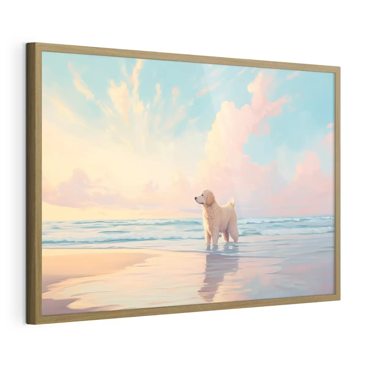 Poster Retriever in riva al mare f45425