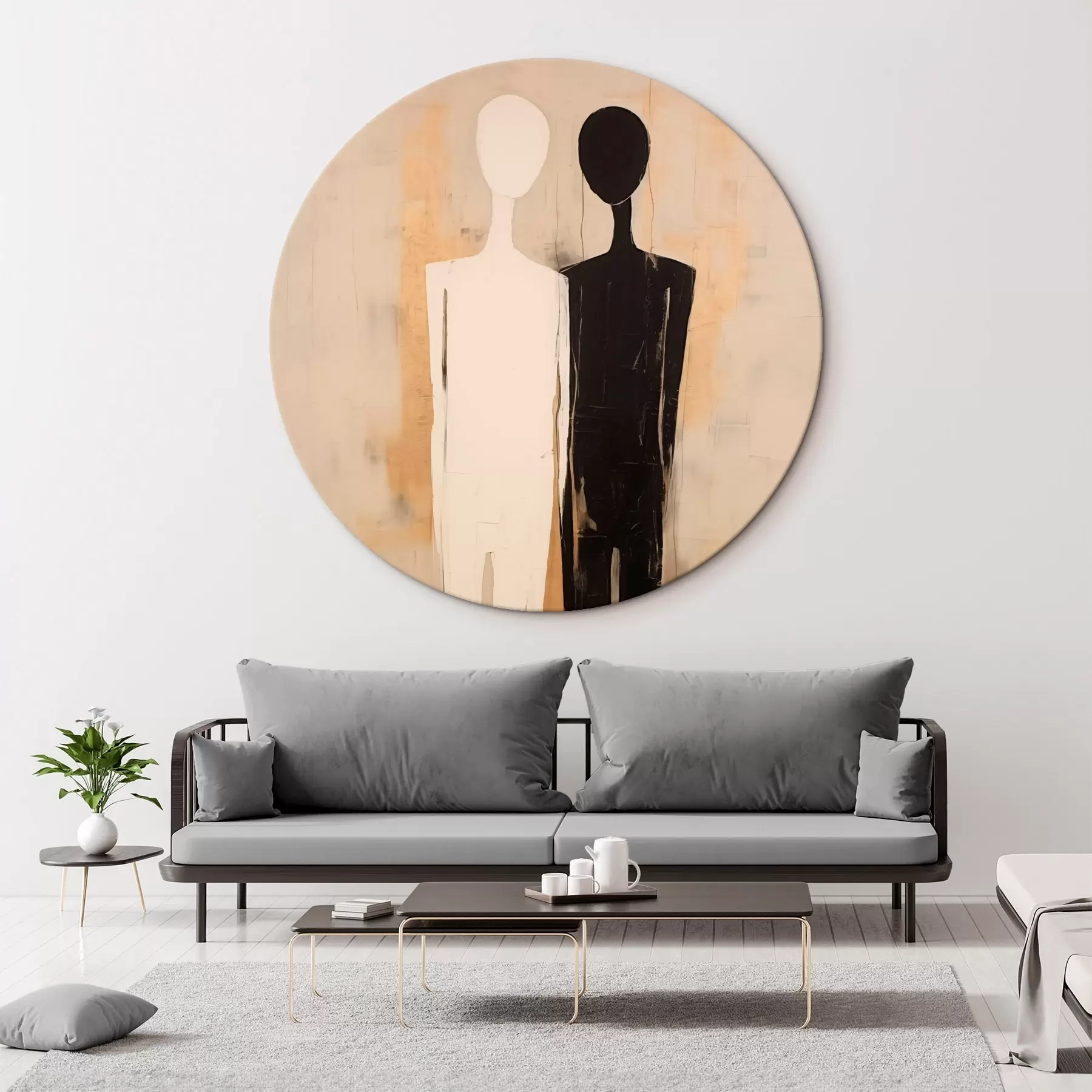 carta da parati Sagoma di due figure nr. r45430