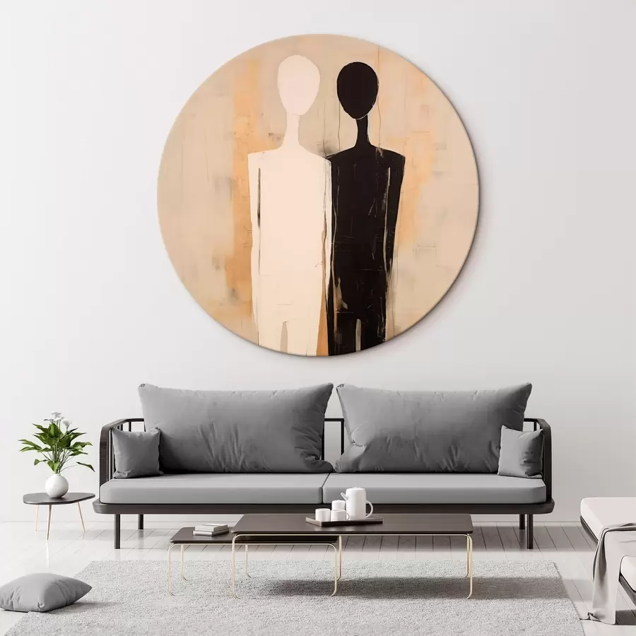 carta da parati Sagoma di due figure nr. r45430