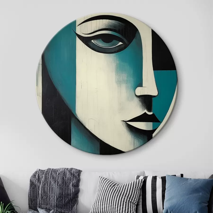 carta da parati Ritratto femminile astratto nr. r45436