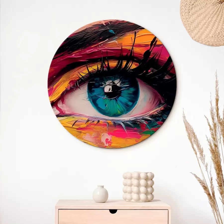 carta da parati Occhio su sfondo astratto nr. r45440