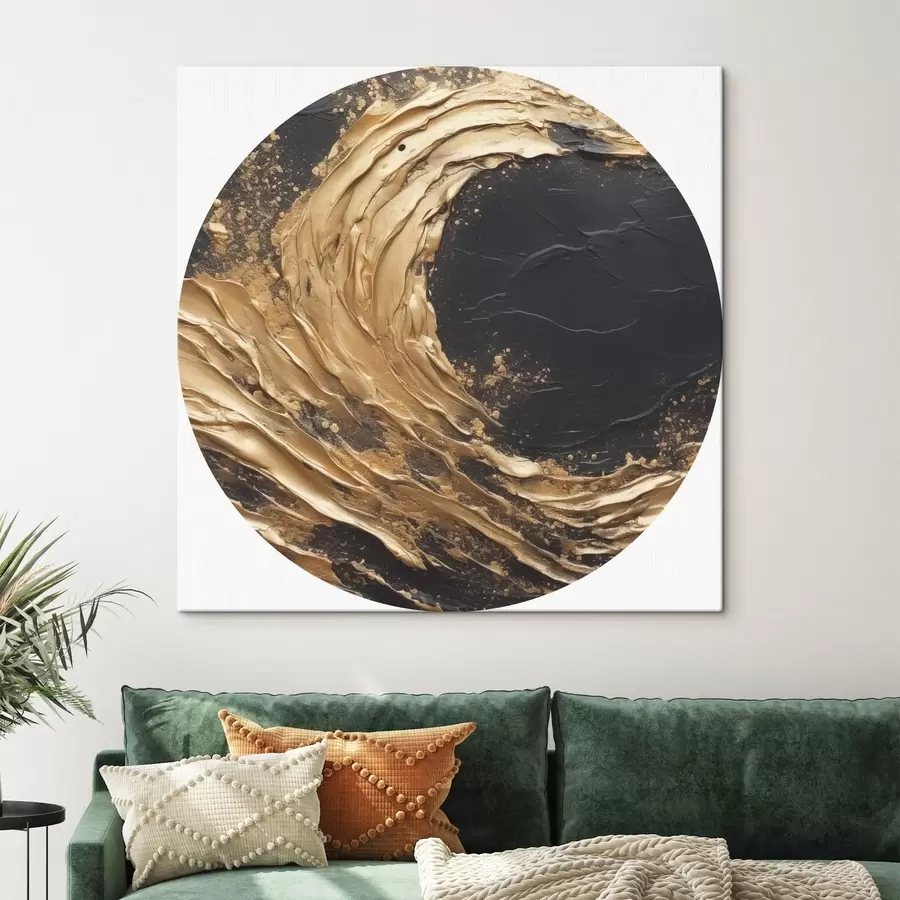 carta da parati Onda astratta nei toni dell'arancio nr. r45441