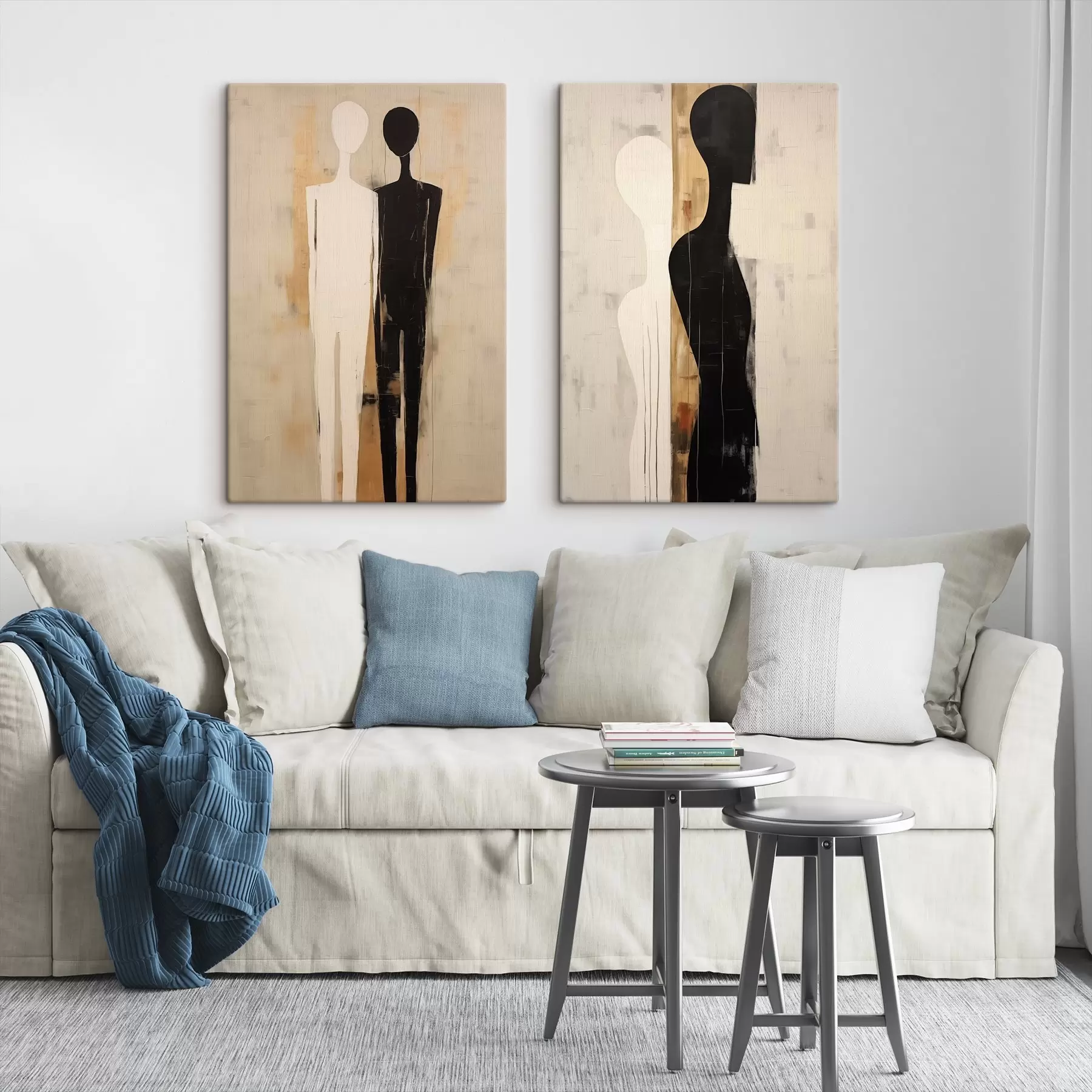 carta da parati Sagome di due figure nr. m00620